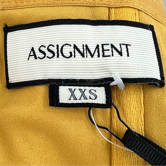 Assignment NWT Cady Yellow Plaid Crop Top size XXS Revolve - Picture 7 of 9